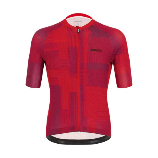 Santini Karma Kinetic Short Sleeve Jersey S Red