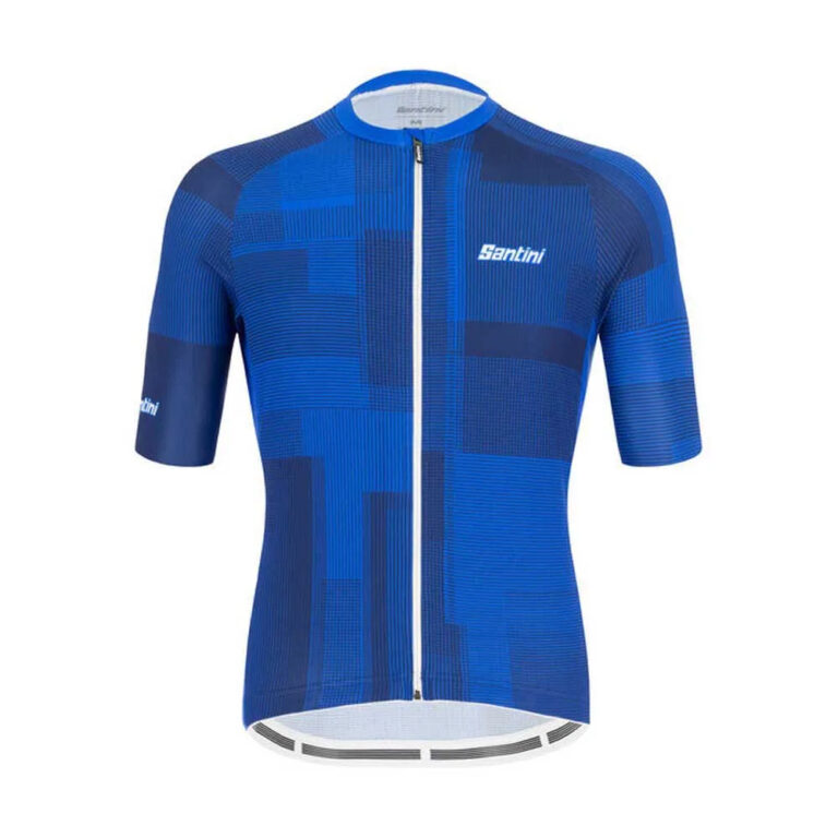 Santini Karma Kinetic Short Sleeve Jersey S Royal Blue