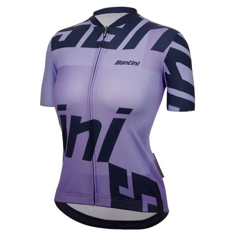 Santini Karma Logo Short Sleeve Jersey 2XS Lilac - XL Lilac - Image 3