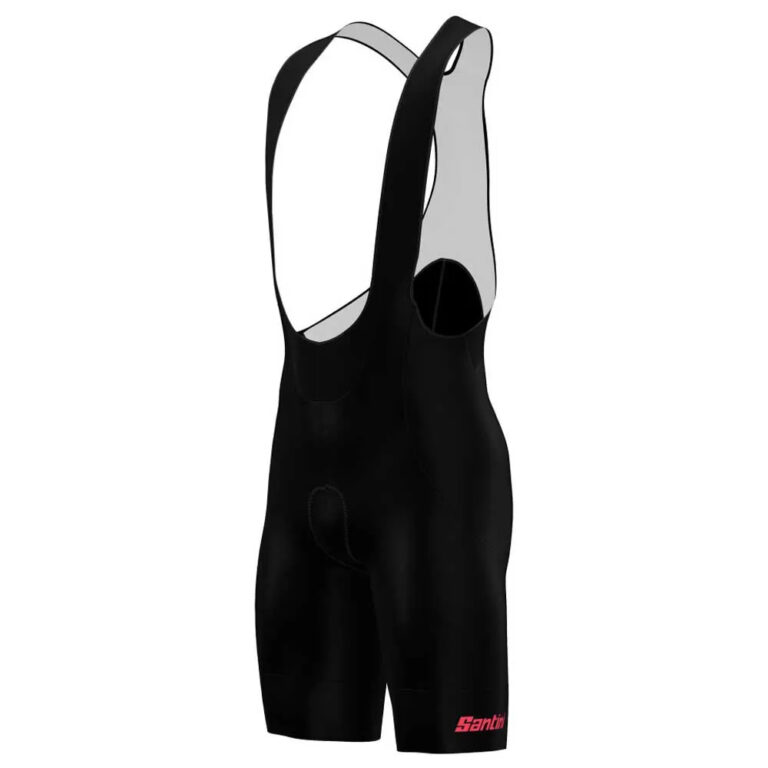 Santini La Fleche Wallone Bib Shorts XS Black - 4XL Black - Image 3