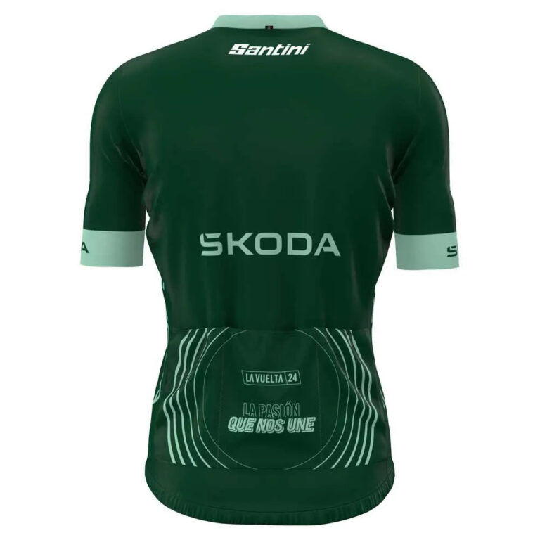 Santini La Vuelta Best Sprinter Short Sleeve Jersey S Green - 3XL Green - Image 2