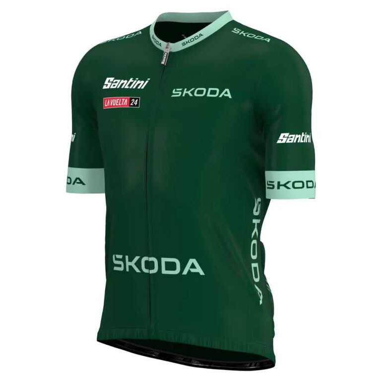 Santini La Vuelta Best Sprinter Short Sleeve Jersey S Green - 3XL Green - Image 3