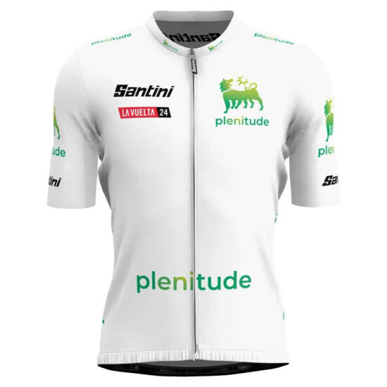 Santini La Vuelta Best Young Rider Short Sleeve Jersey S White - 3XL White