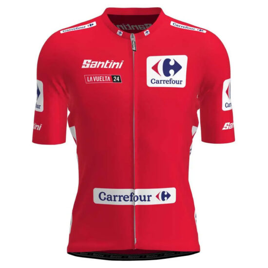 Santini La Vuelta Leader General Classification Short Sleeve Jersey S Red - XL Red