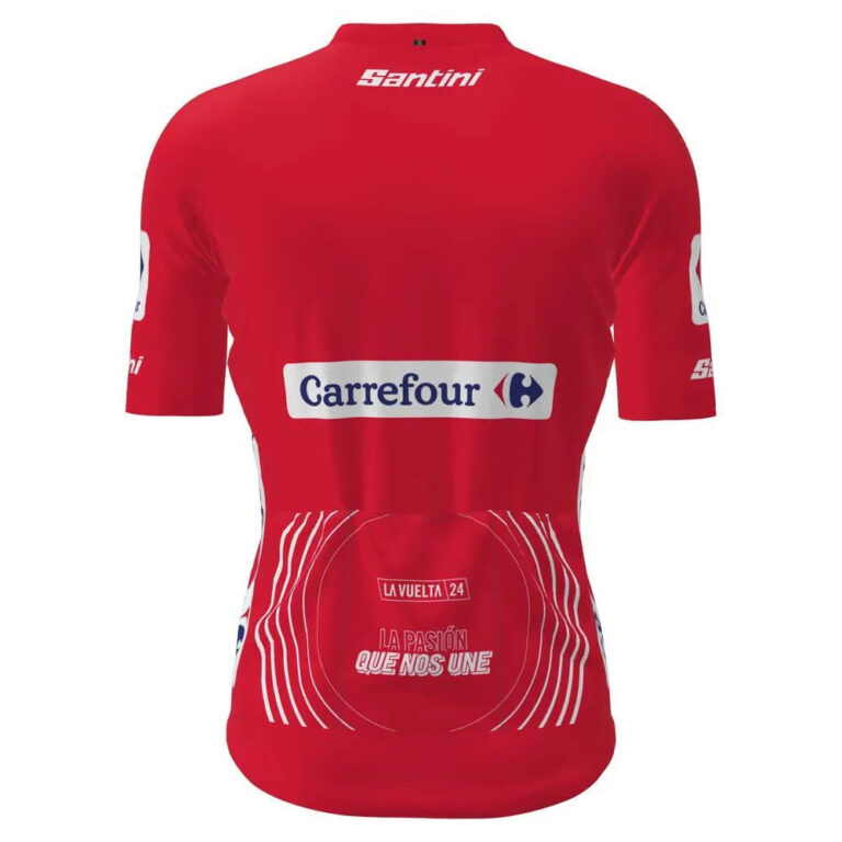 Santini La Vuelta Leader General Classification Short Sleeve Jersey S Red - XL Red - Image 2