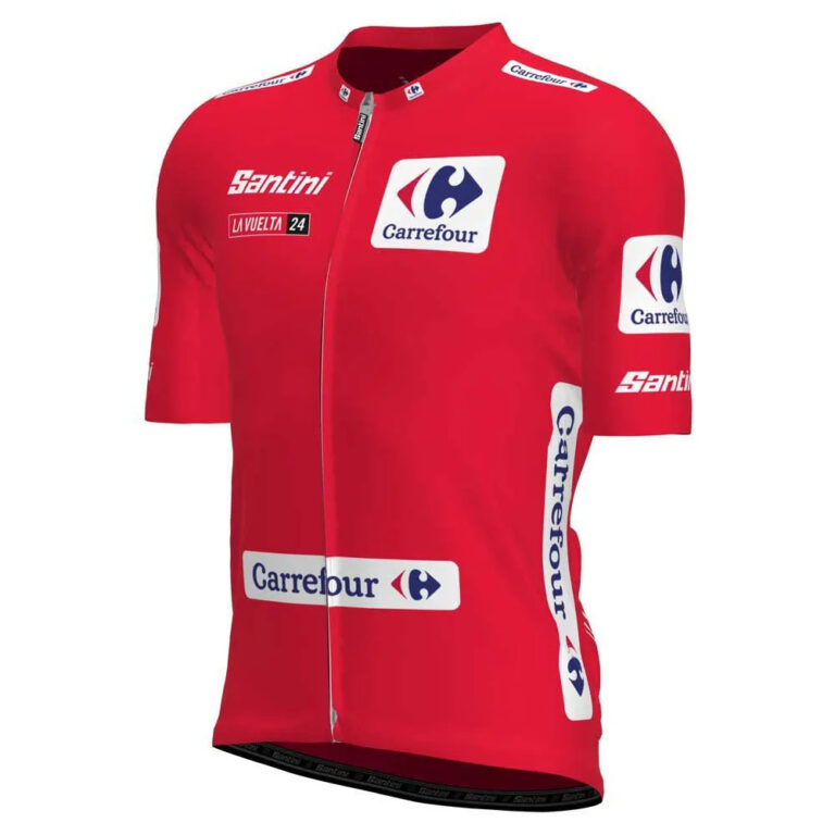 Santini La Vuelta Leader General Classification Short Sleeve Jersey S Red - XL Red - Image 3