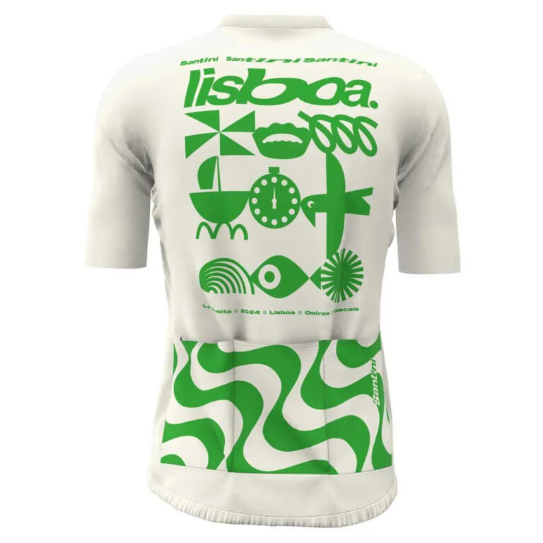 Santini La Vuelta Lisbona Short Sleeve Jersey XS Print - 4XL Print - Image 2