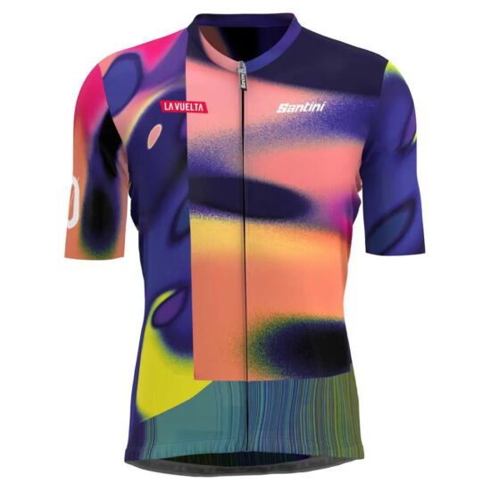 Santini La Vuelta Madrid Short Sleeve Jersey M Print - 2XL Print