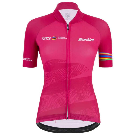 Santini Leader UCI World Tour Short Sleeve Jersey L Purple