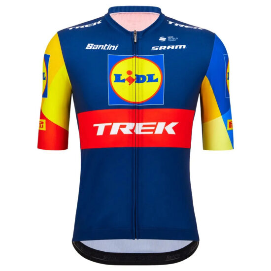 Santini Lidl-Trek Short Sleeve Jersey 2XL Marine - 4XL Marine