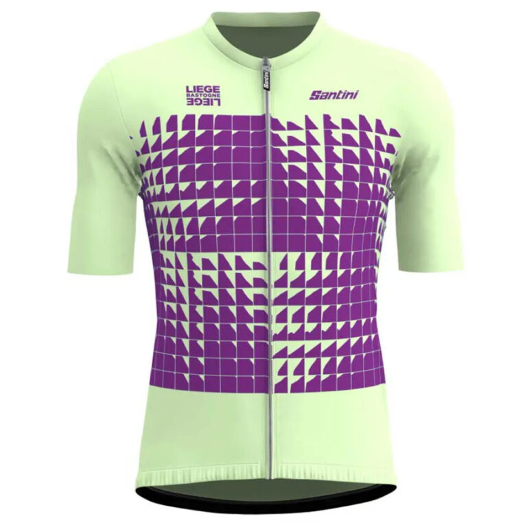 Santini Liege Bastogne Short Sleeve Jersey M Print - 3XL Print