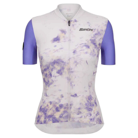 Santini Marble Slim Fit Short Sleeve Jersey 2XS Periwinkle - 3XL Periwinkle