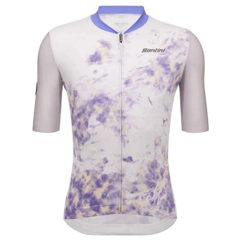 Santini Marble Sllim Fit Short Sleeve Jersey XS Periwinkle - 3XL Periwinkle