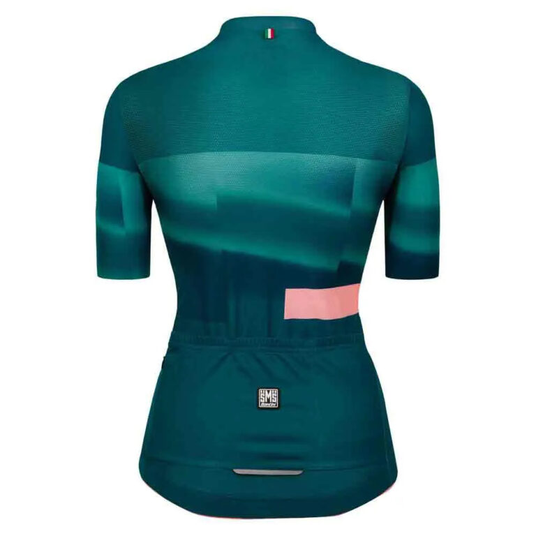 Santini Mirage Short Sleeve Jersey 2XS Teal - 2XL Teal - Image 2