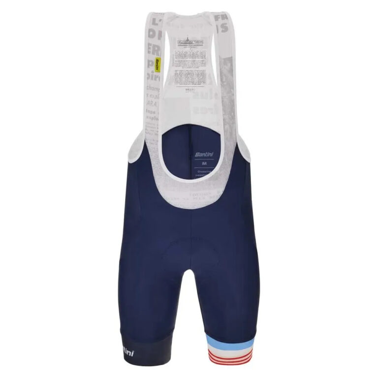 Santini MJ Mont Ventoux Bib Shorts XS Nautica - 4XL Nautica - Image 3