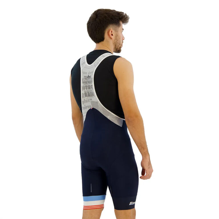 Santini MJ Mont Ventoux Bib Shorts XS Nautica - 4XL Nautica - Image 7