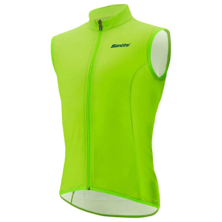 Santini Nebula Gilet XS Green Fluo - 6XL Green Fluo - Image 3