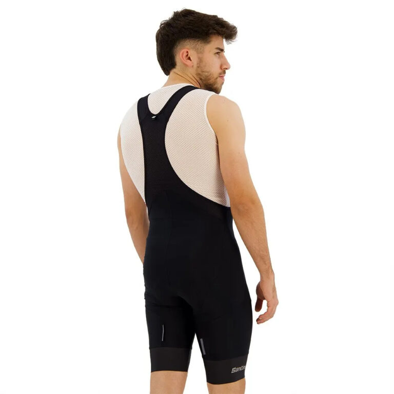 Santini Noir Git Padding Bib Shorts S Black - 3XL Black - Image 7