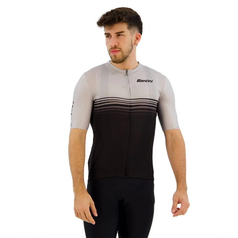 Santini Noir Short Sleeve Jersey S Print - XL Print