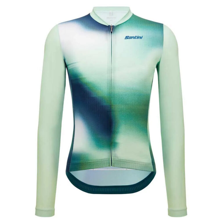 Santini Ombra Eco Sleek Long Sleeve Jersey 2XS Green - 3XL Green - Image 3