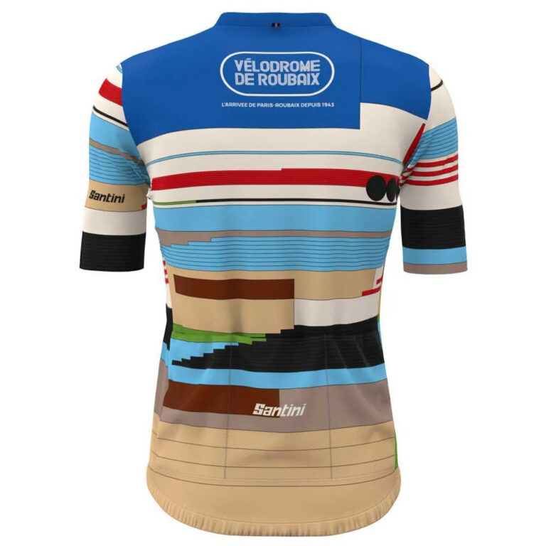 Santini Paris Roubaix Short Sleeve Jersey XS Print - L Print - Image 2