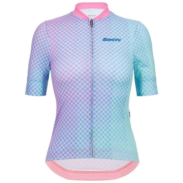 Santini Paws Forma Short Sleeve Jersey 2XS Turquoise - 2XL Turquoise