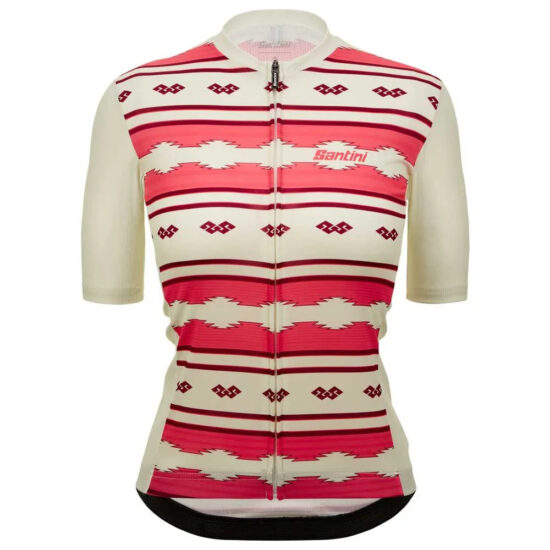 Santini Pendelton Short Sleeve Jersey S Pink - XL Pink