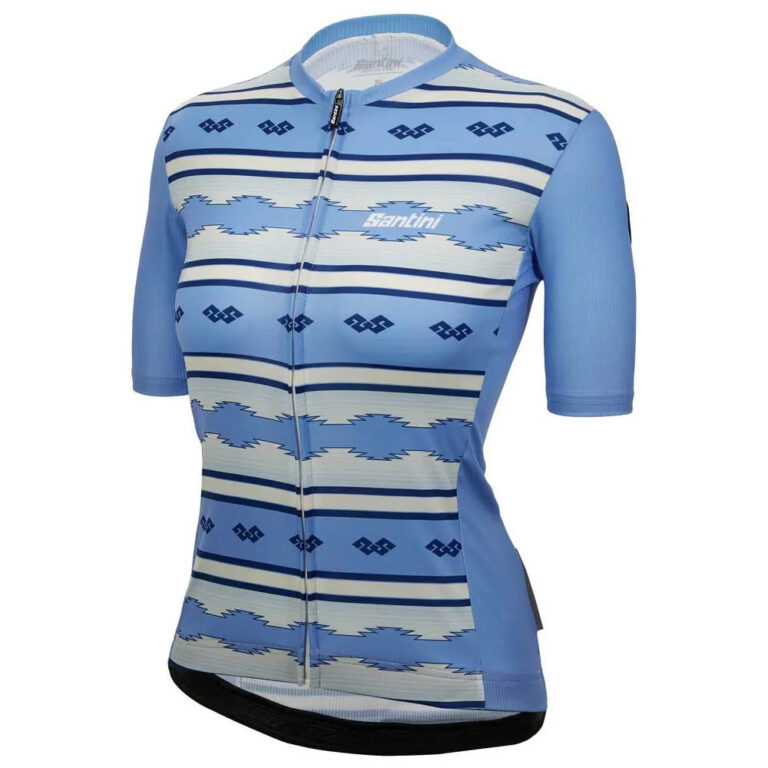 Santini Pendelton Short Sleeve Jersey S Sky Blue - XL Sky Blue - Image 3