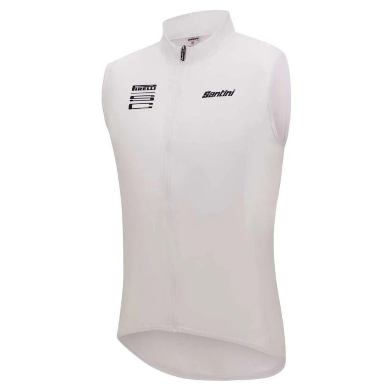 Santini Pirelli Gilet XS White - 4XL White - Image 3