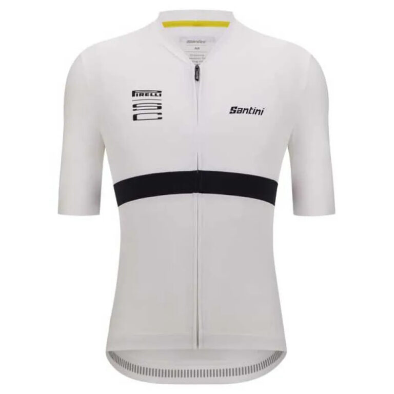 Santini Pirelli Short Sleeve Jersey XS White - 4XL White