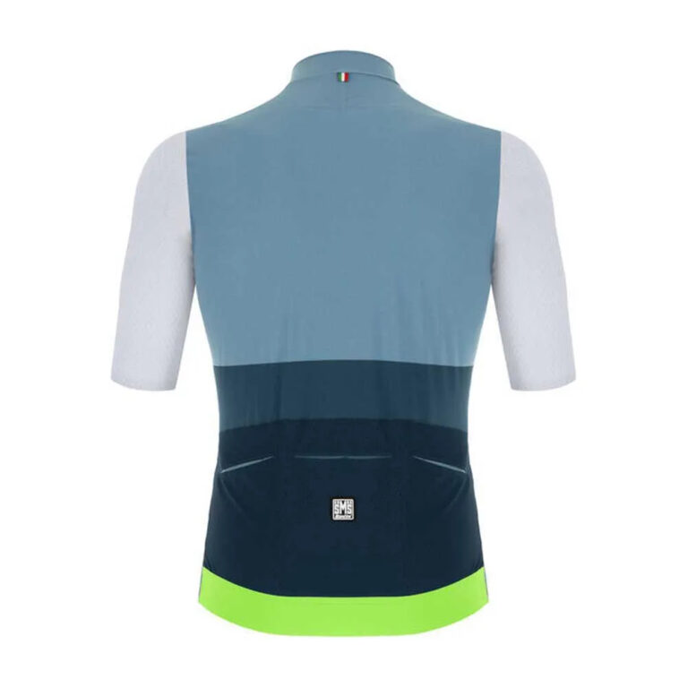 Santini Redux Istinto Short Sleeve Jersey S Fluo Green - 2XL Fluo Green - Image 2