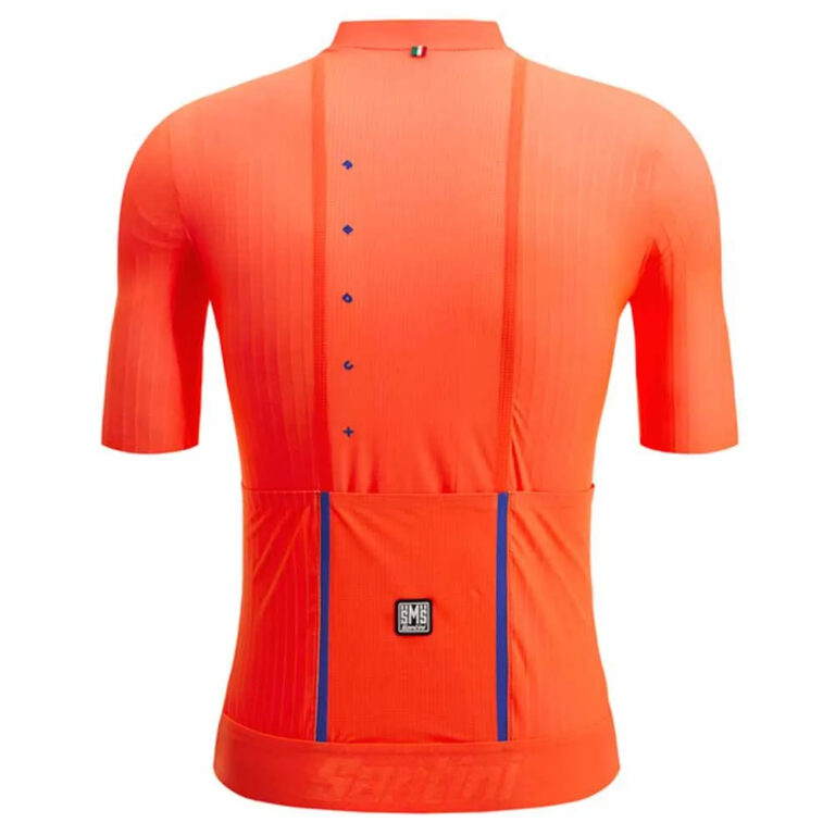 Santini Redux Speed Short Sleeve Jersey S Fluo Orange - 2XL Fluo Orange - Image 2