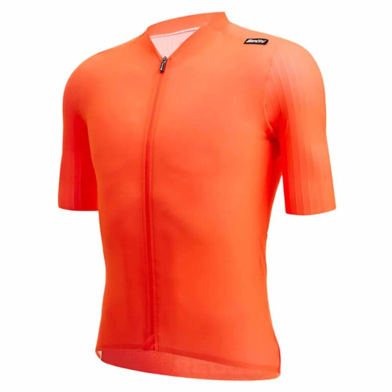 Santini Redux Speed Short Sleeve Jersey S Fluo Orange - 2XL Fluo Orange - Image 3