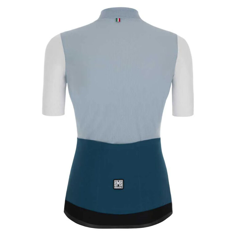 Santini Redux Stamina Short Sleeve Jersey M Silver Bullet - Image 2