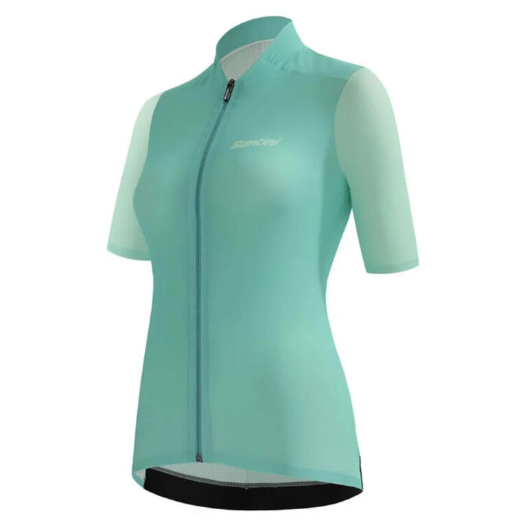 Santini Redux Stamina Short Sleeve Jersey XS Acqua Blue - 2XL Acqua Blue - Image 3