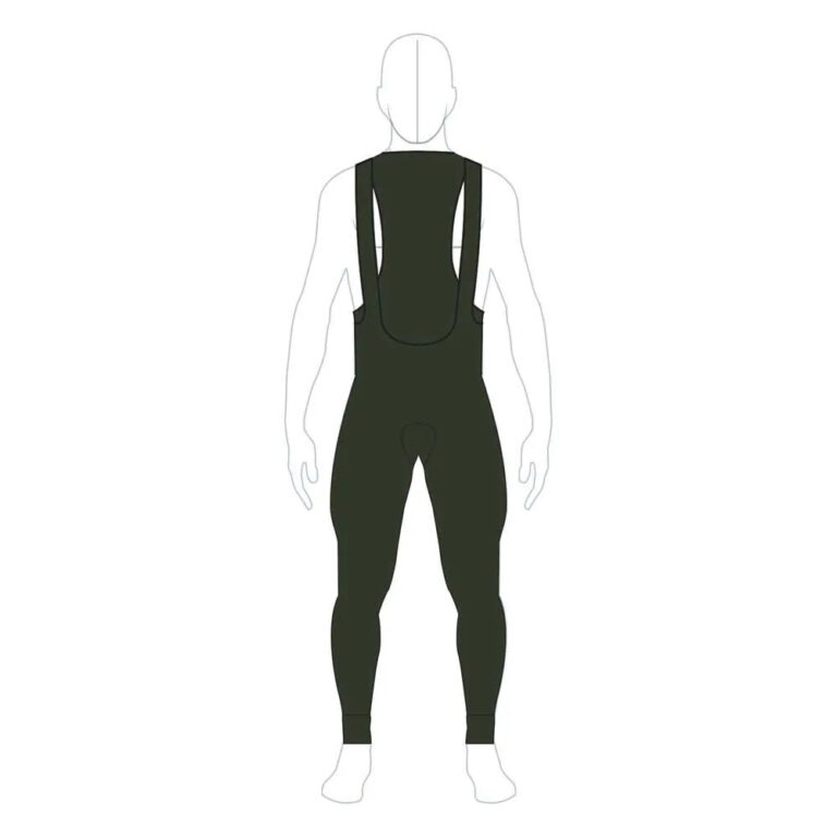 Santini RTR Bib Tights M Military Green - L Military Green - Image 2