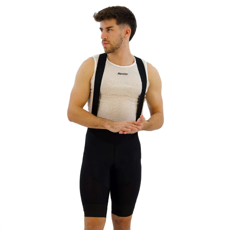 Santini Super Lite Bib Shorts M Black - L Black