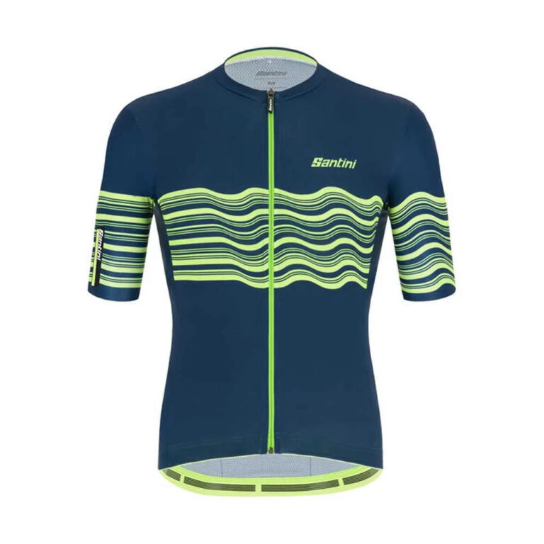 Santini Tono Profilo Short Sleeve Jersey XS Fluo Green - S Fluo Green