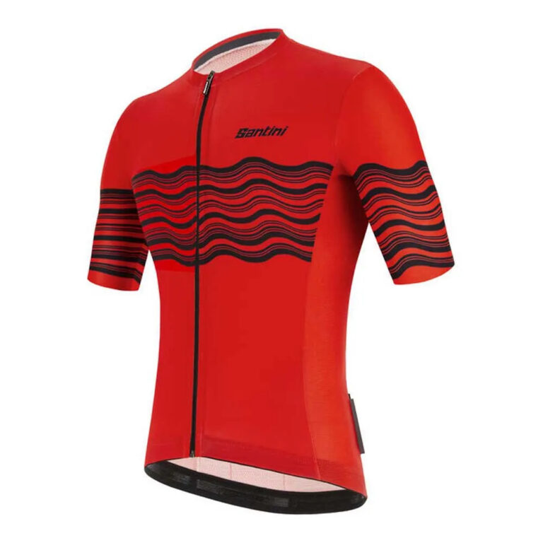 Santini Tono Profilo Short Sleeve Jersey XS Red - S Red - Image 3