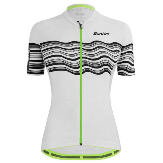 Santini Tono Proflo Short Sleeve Jersey XS White / Black - 2XL White / Black