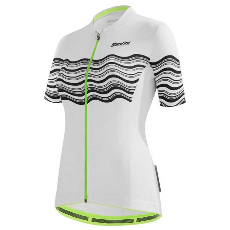 Santini Tono Proflo Short Sleeve Jersey XS White / Black - 2XL White / Black - Image 3