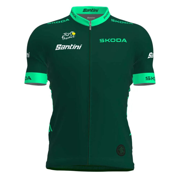 Santini Tour De France Fan Line Best Sprinter Short Sleeve Jersey XS Green - 5XL Green