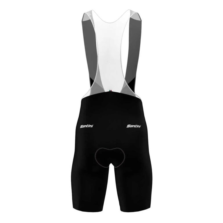 Santini Tour De France Fan Line Overall Leader Bib Shorts XS Black - 4XL Black - Image 2