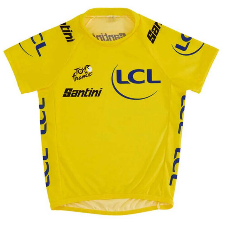 Santini Tour De France GPM Leader JR Short Sleeve Jersey 12-24 Months Yellow