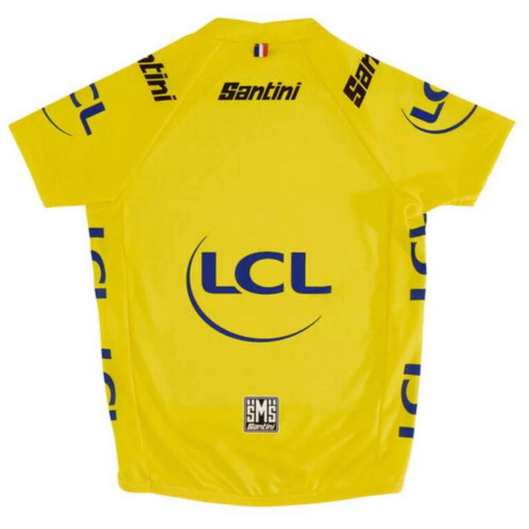 Santini Tour De France GPM Leader JR Short Sleeve Jersey 12-24 Months Yellow - Image 2