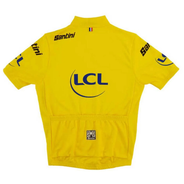 Santini Tour De France GPM LeaDer Short Sleeve Jersey 13 Years Yellow - Image 2