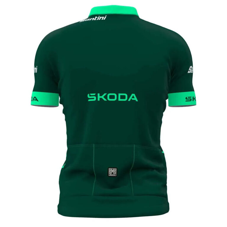 Santini Tour De France Official Best Sprinter Short Sleeve Jersey XS Green - 4XL Green - Image 2