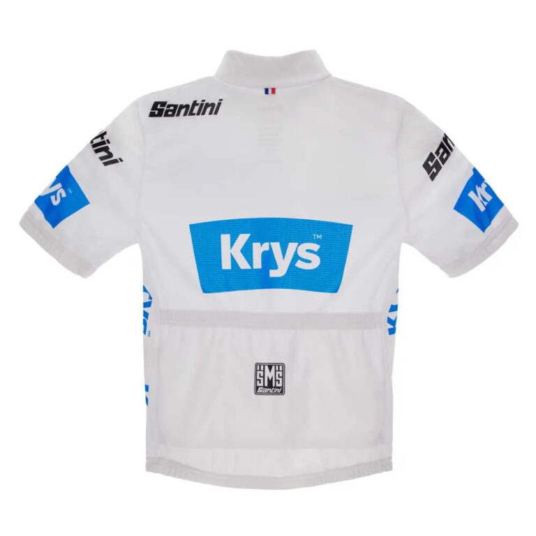 Santini Tour De France Official Best Young Rider Short Sleeve Jersey 11 Years White - 9 Years White - Image 2