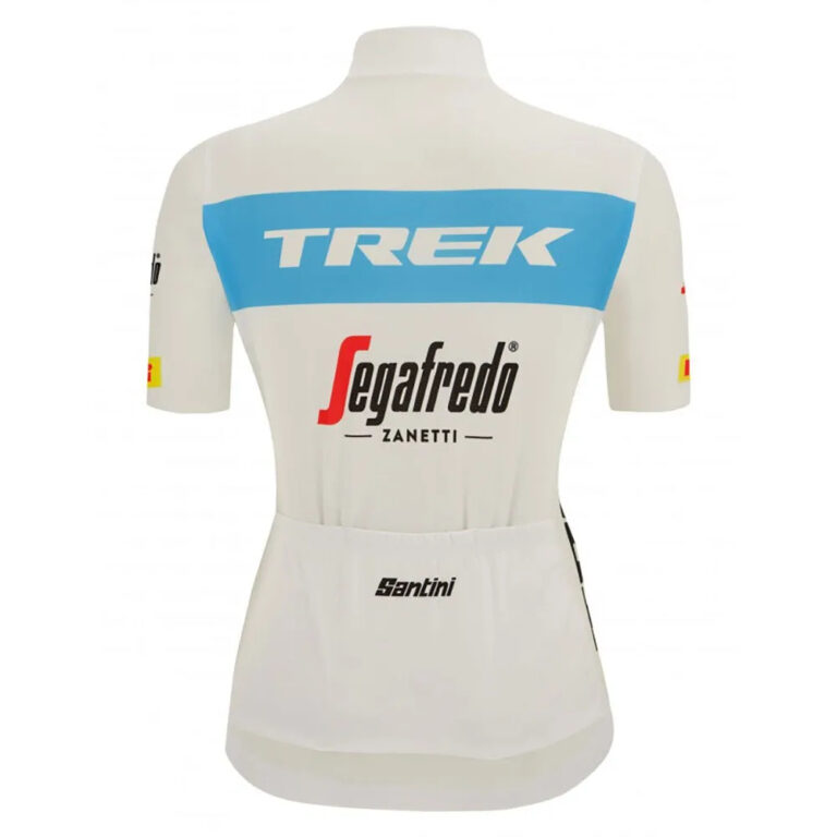 Santini Trek Segafredo Short Sleeve Jersey XL Light Blue - Image 2