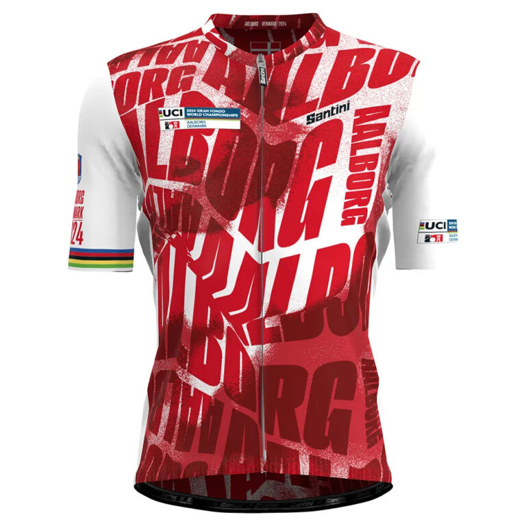 Santini UCI Granfondo WC Aalborg 2024 Short Sleeve Jersey M Print - L Print